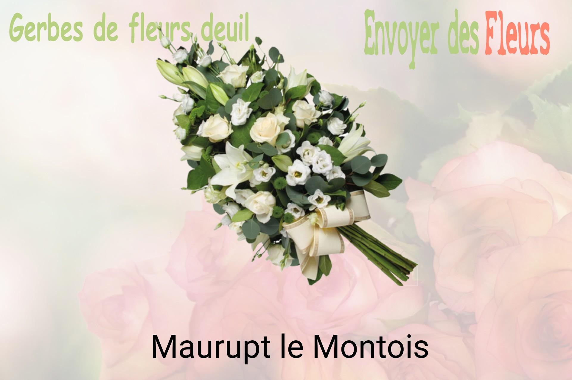 Gerbe de fleurs de deuil livrée à Maurupt-le-Montois